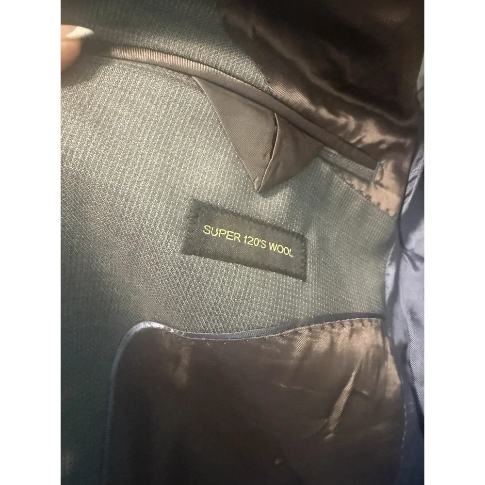 Massimo Dutti Men‎ Extra Fine Cotton Blazer Jacket Size EU: 52 US: 42